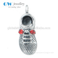 Lovely Shoes Sterling Silver Pendant Designs For Women